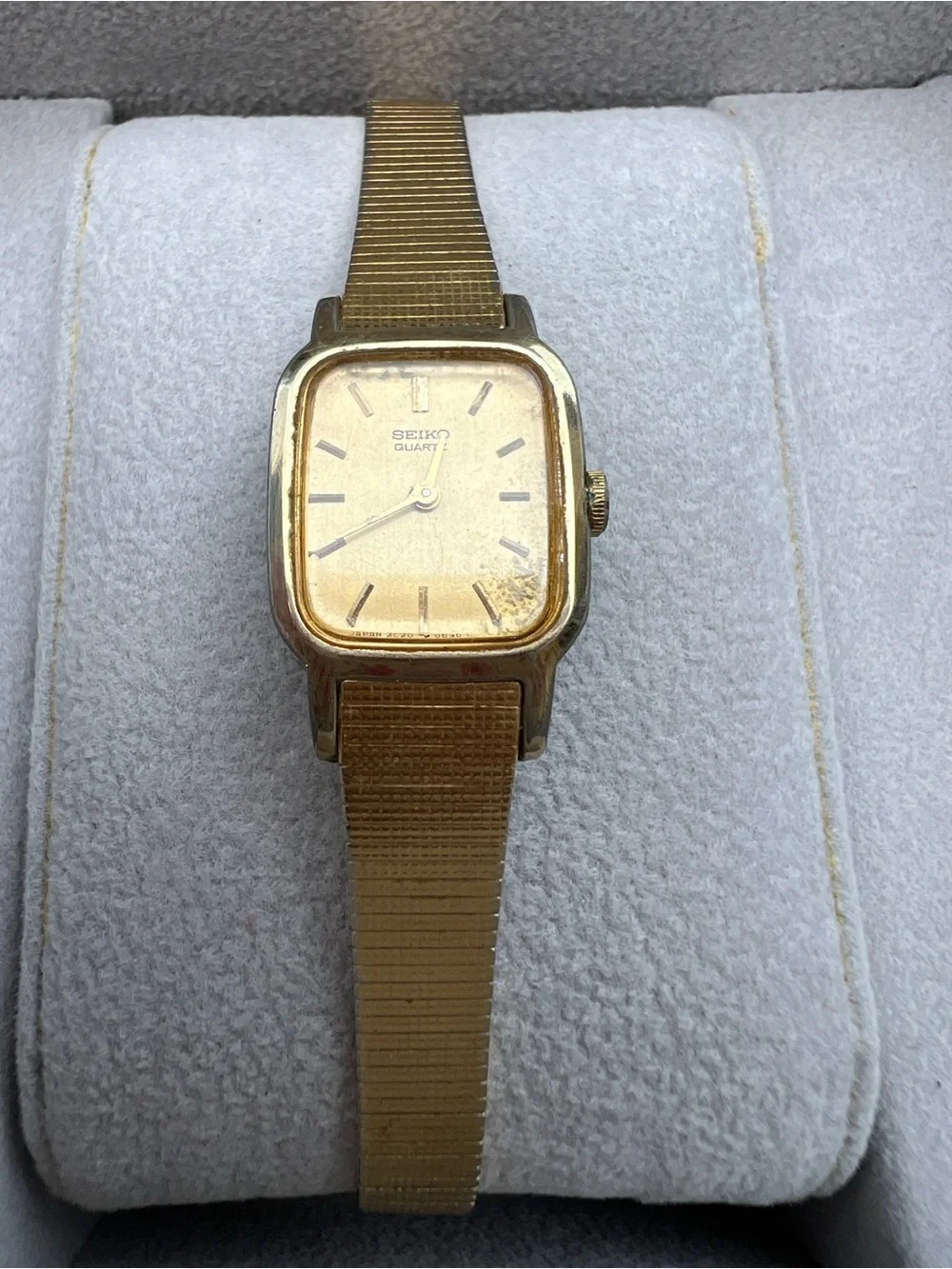 Seiko Gold Tone Ladies Watch with Champagne Dial